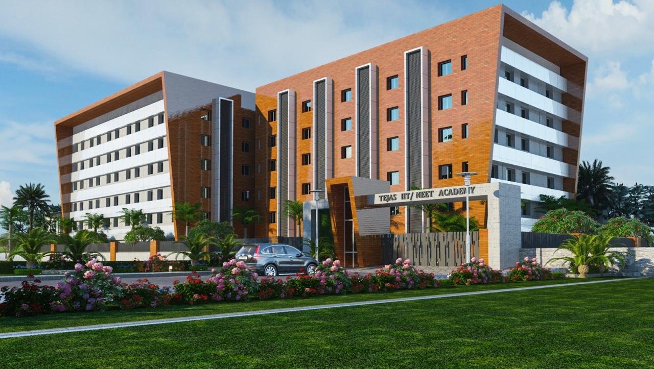 Tejas Defence Academy campus building in Karimnagar